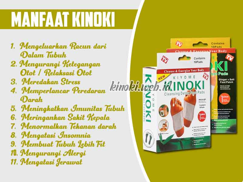 Jual Kinoki Cleansing Detox Foot Pads di Halmahera Tengah 